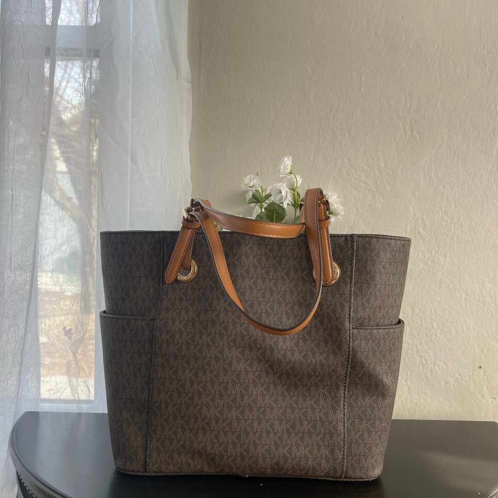 Brown Designer Tote Bag